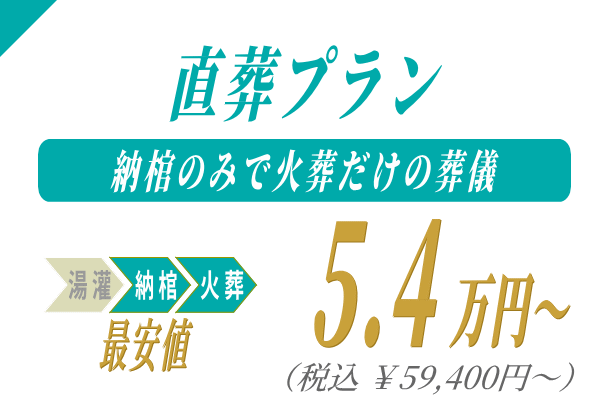 直葬プラン5.4万円