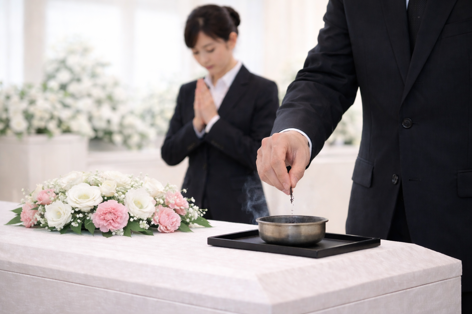 焼香やお線香の正しい供え方で安心な葬儀ができます