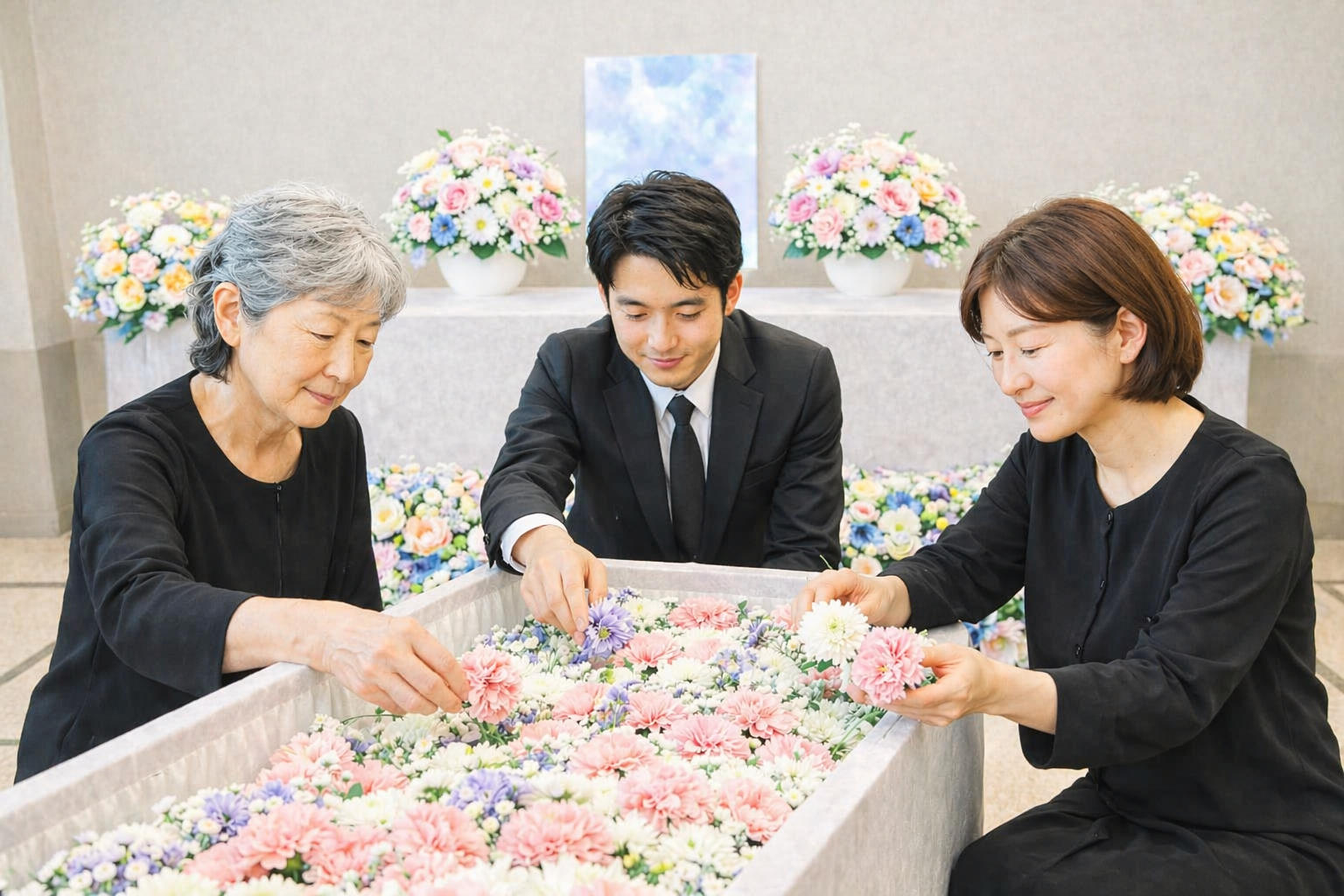 当社の札幌自宅葬プランは自宅でゆっくりとしたお見送りが執り行えます