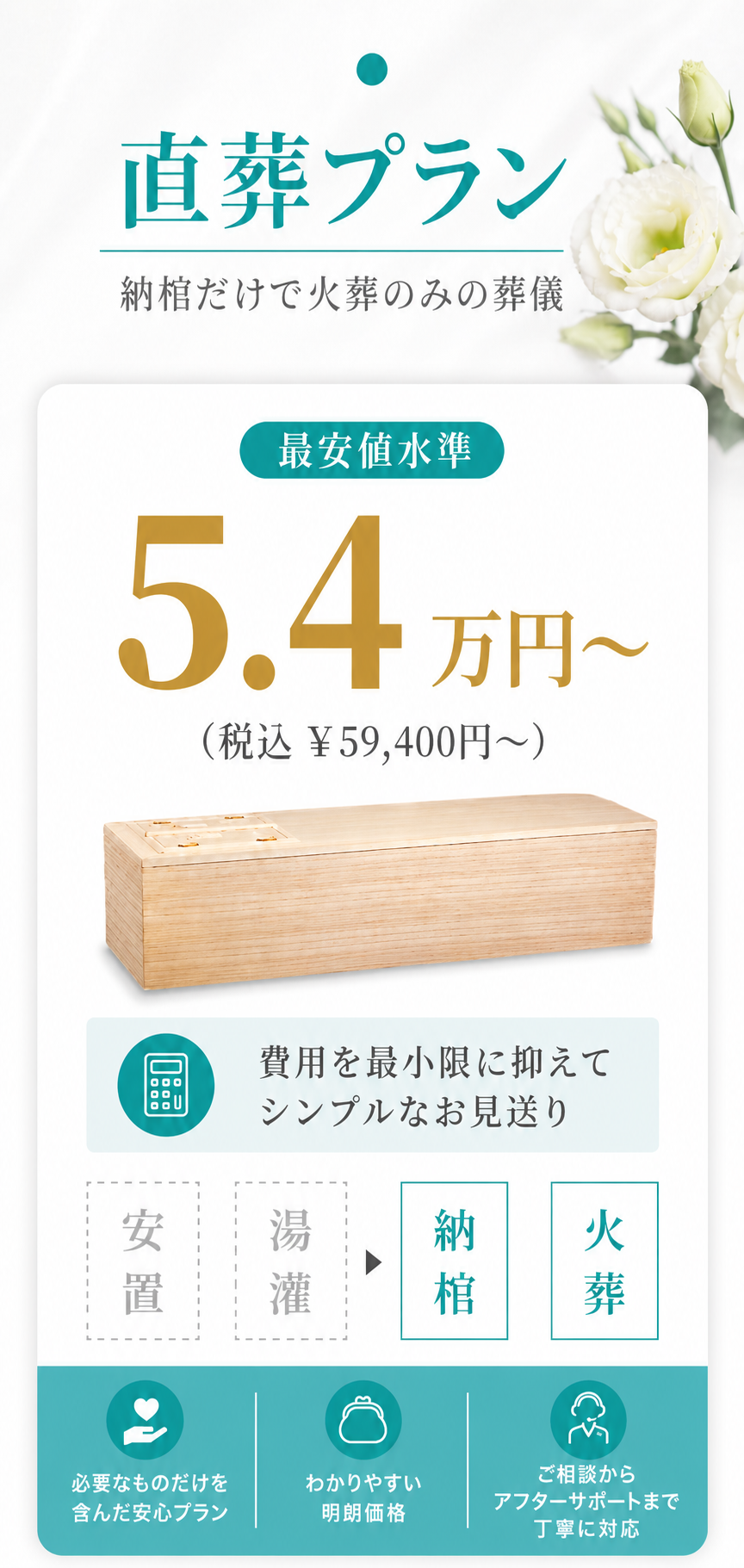 直葬プラン5.4万円